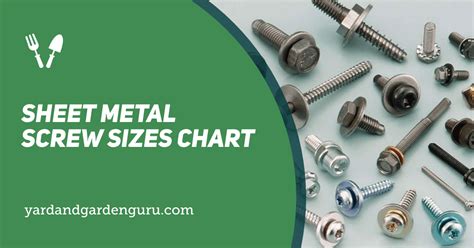 10 sheet metal screw length|sheet metal screw diameters chart.